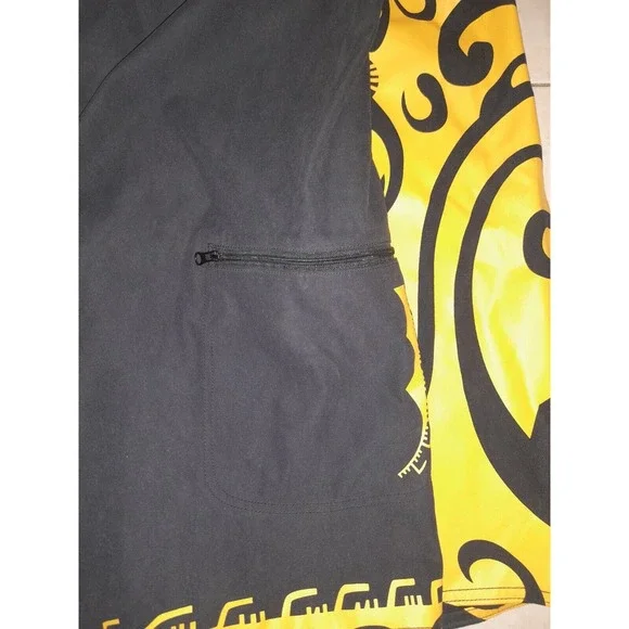 Quiksilver 90s Vintage Tribal Printed Swim Board Shorts